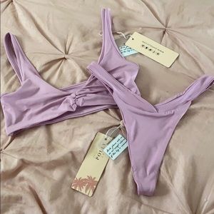 Light purple oh Polly bikini set